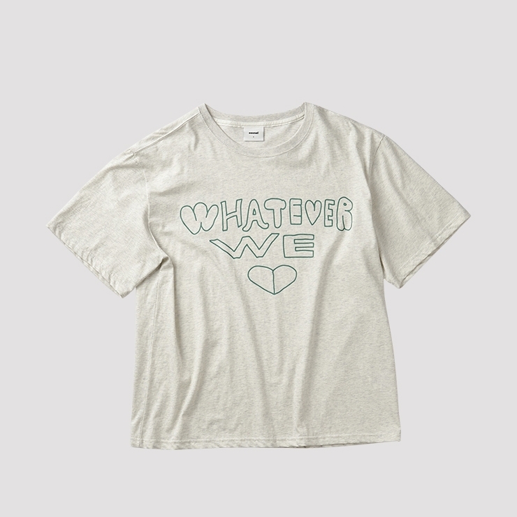 韓國 ooowl 塗鴉文字踢 WHATEVER WE LOVE 米