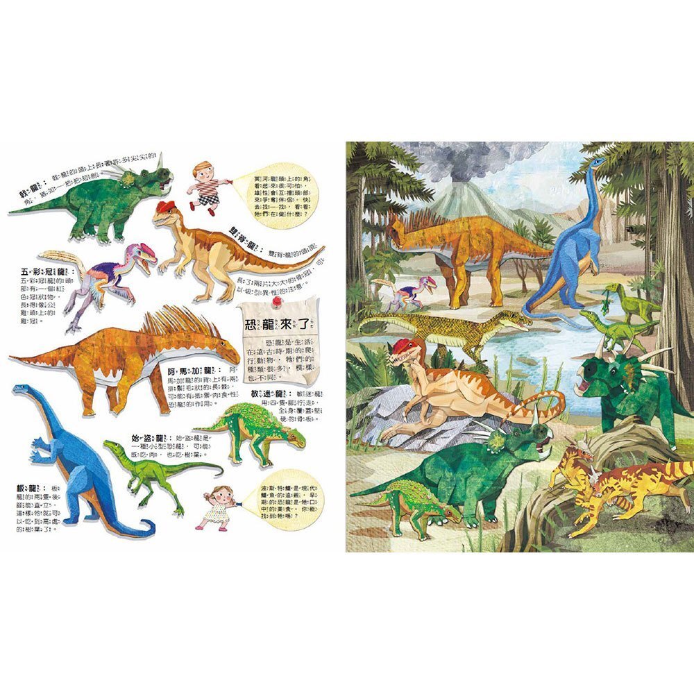 【樂森藥局】幼福文化 神奇膠片手電筒：恐龍王國