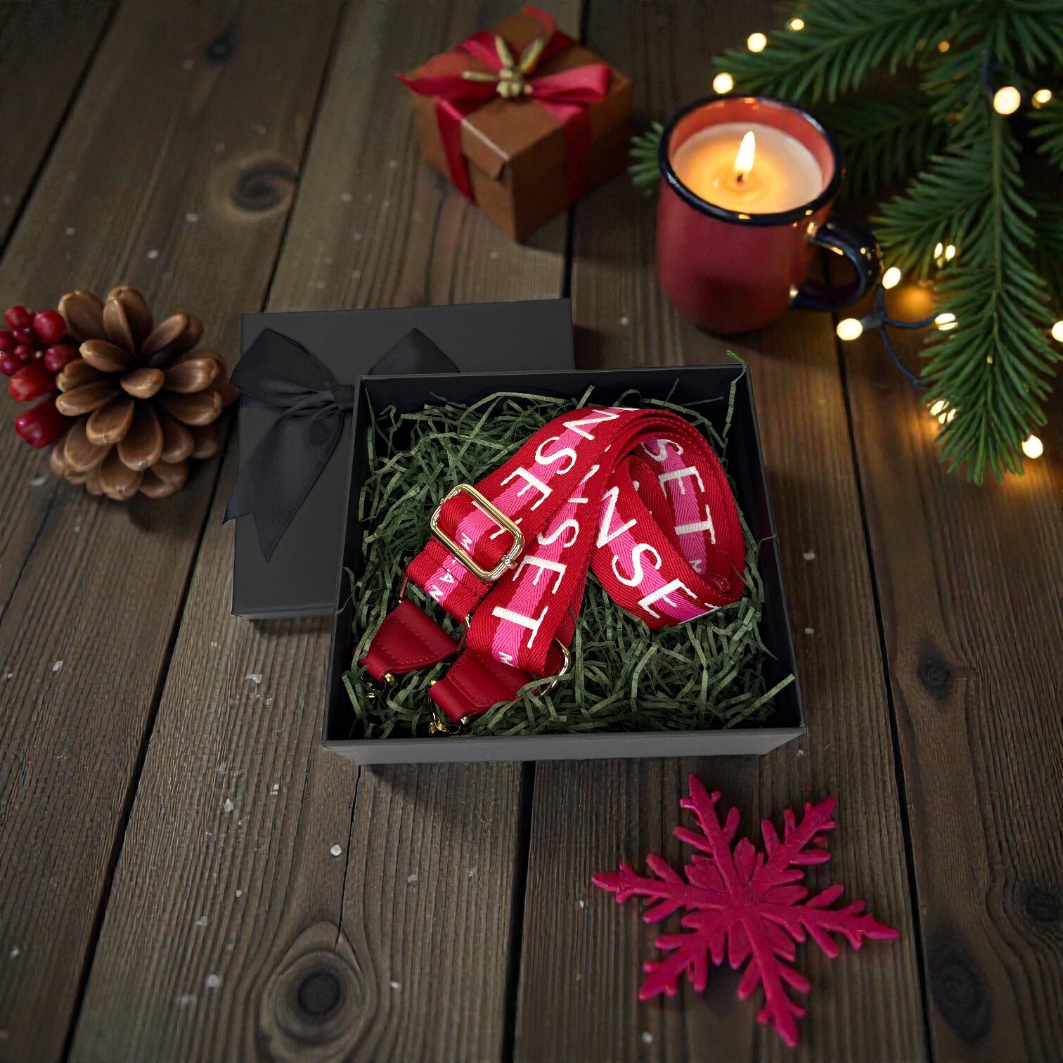 TWIN-SET 包包背帶 (紅)