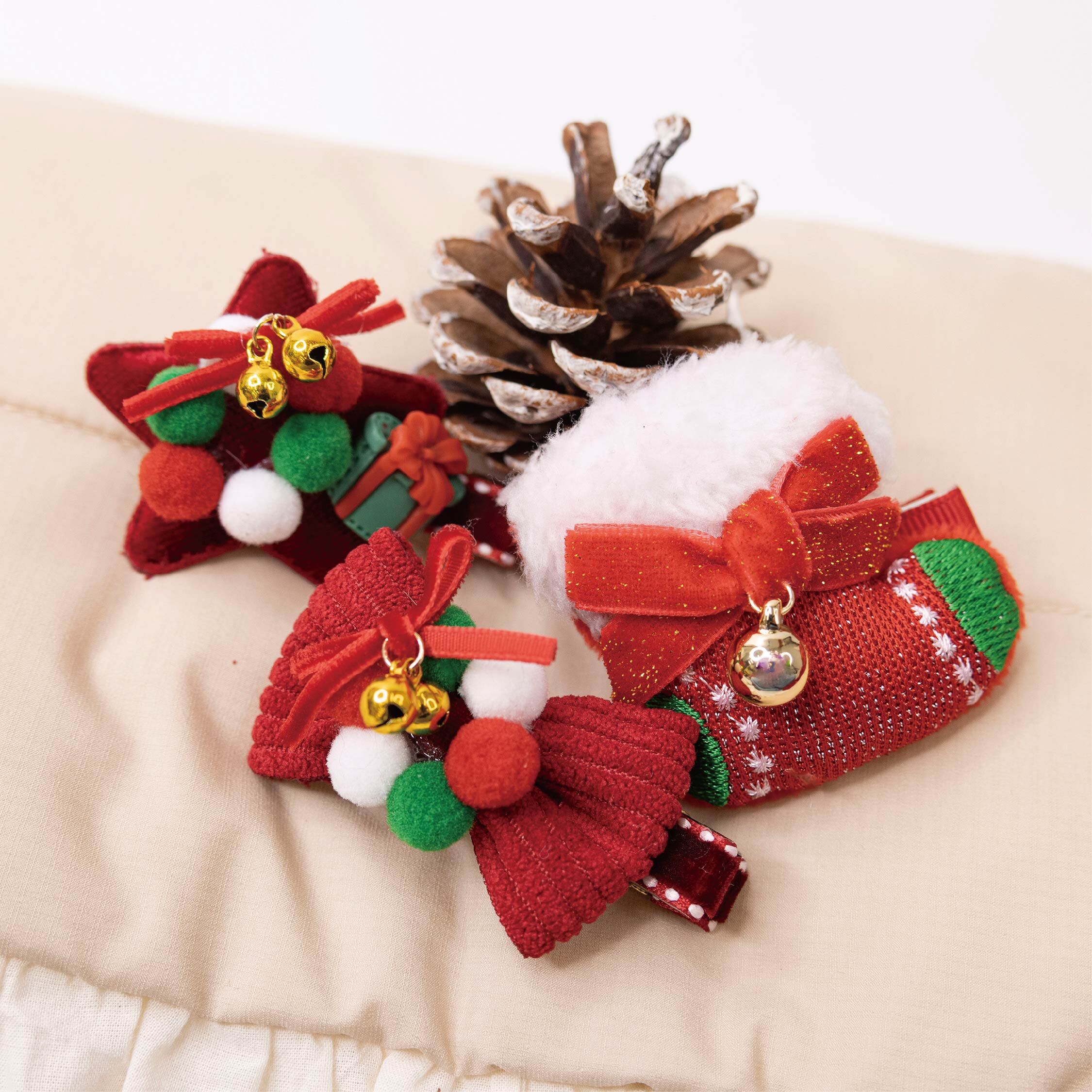 【JA0471】叮叮噹聖誕髮夾＊三款