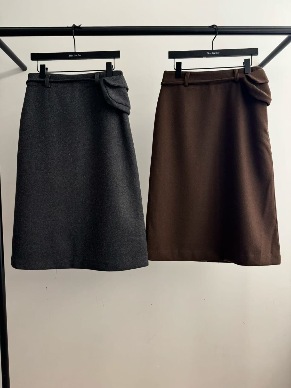 BG5310 側腰口袋中長裙