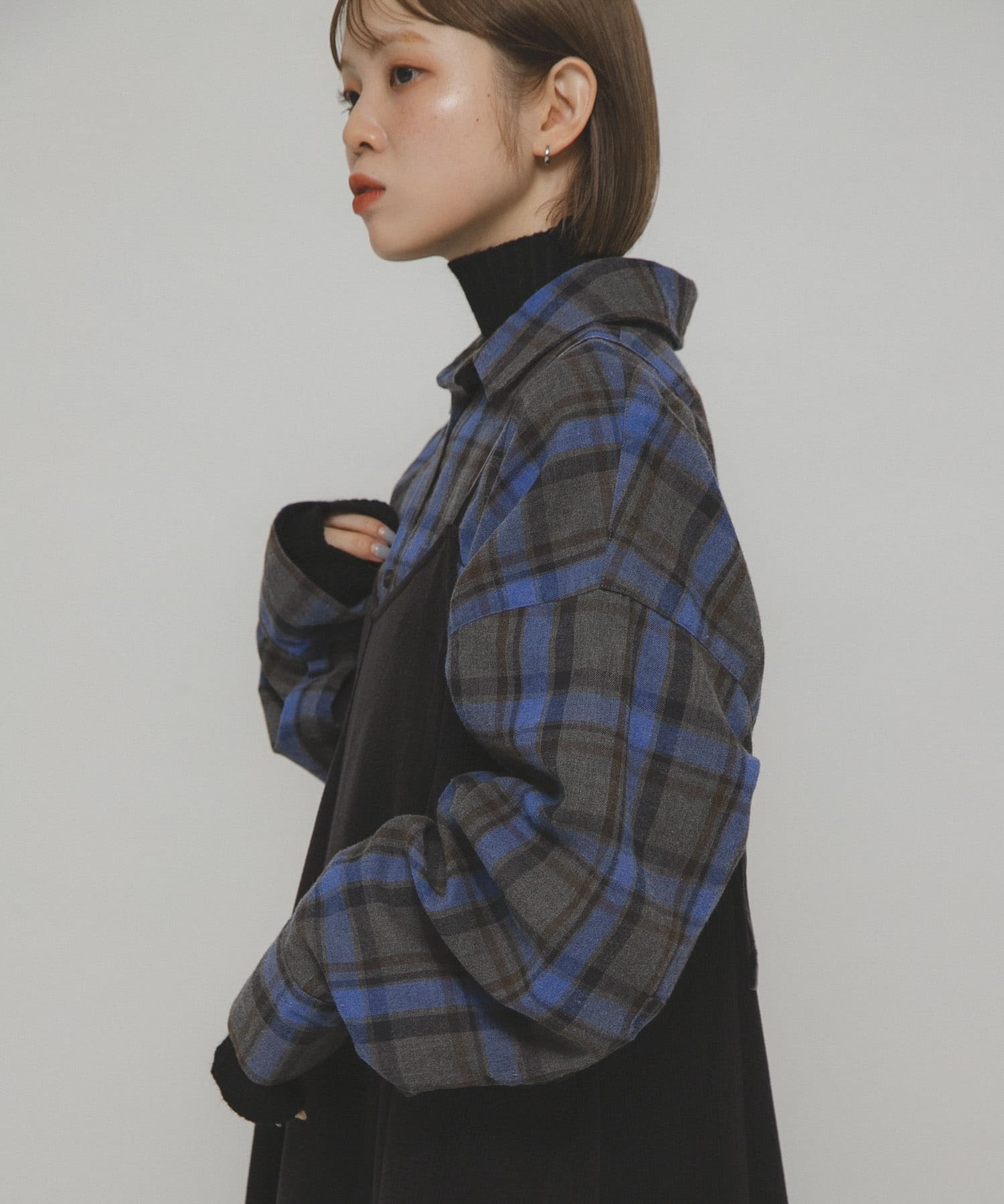 現貨┃日本 KBF 格紋 寬版 襯衫