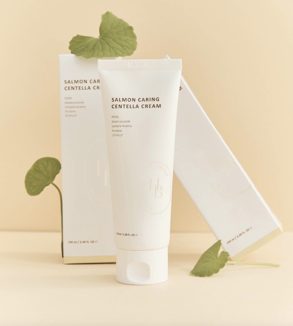 (預購商品)  韓國 HEVEBLUE 鮭魚PDRN積雪草修護面霜 100ml