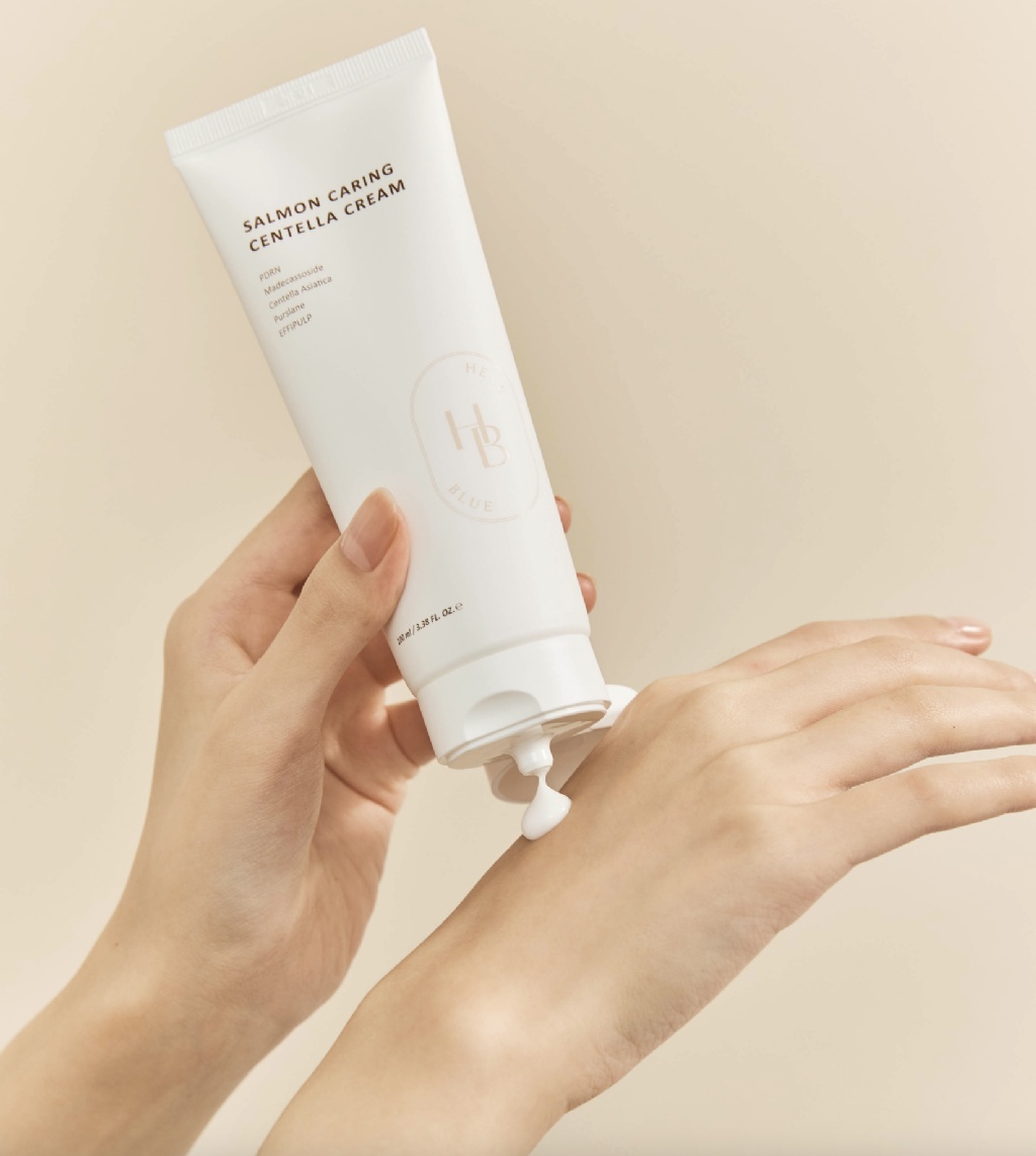 (預購商品)  韓國 HEVEBLUE 鮭魚PDRN積雪草修護面霜 100ml