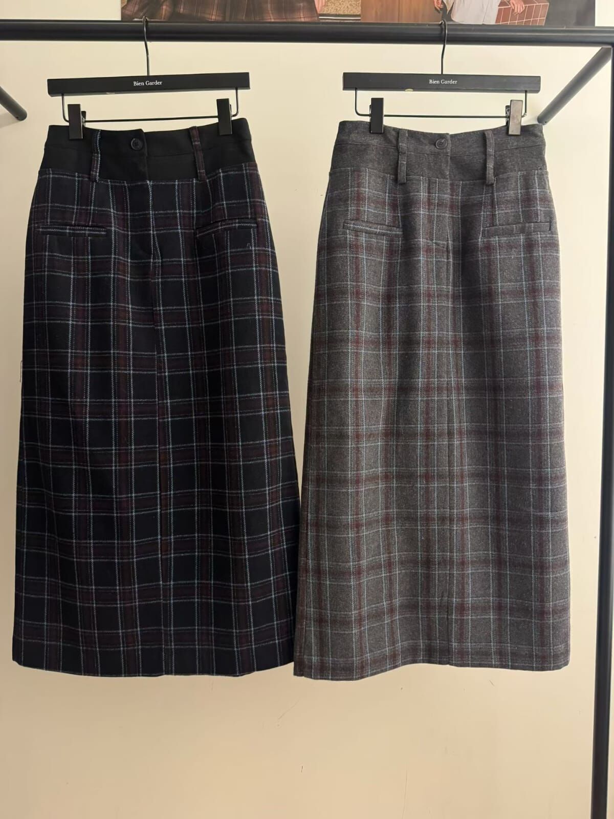 BG5314 英倫格仔長裙