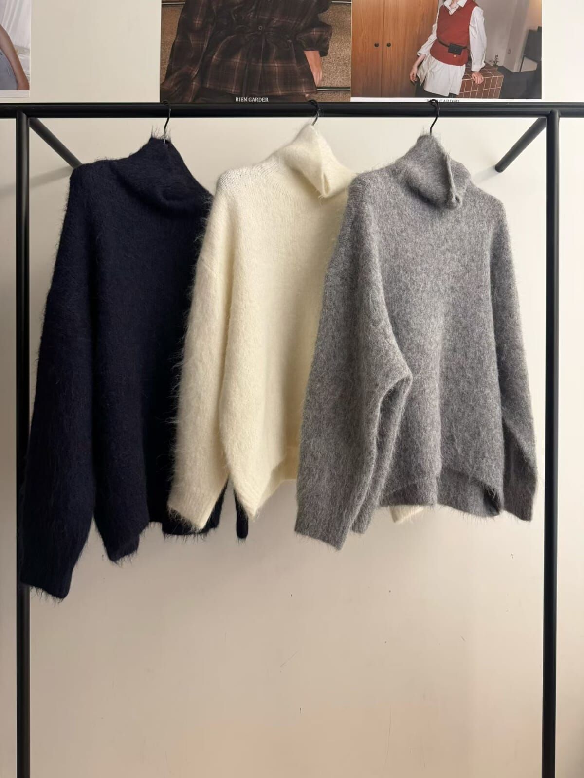 BG5315 高領寬鬆大毛衣