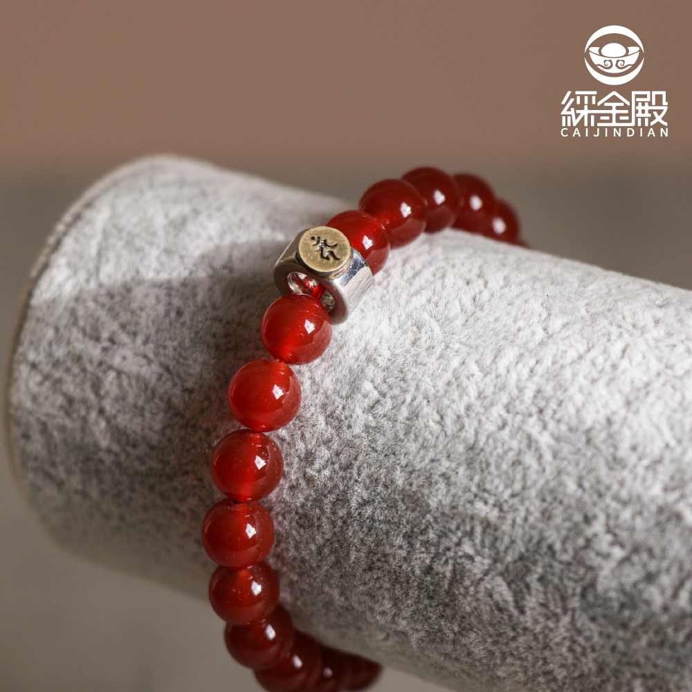 天然紅瑪瑙本命佛手珠-雞｜守護神｜不動明王｜手鍊｜飾品｜消除諸厄【綵金殿】