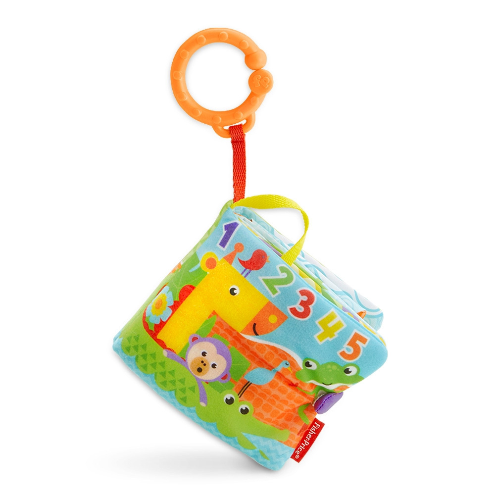 費雪可愛動物布書