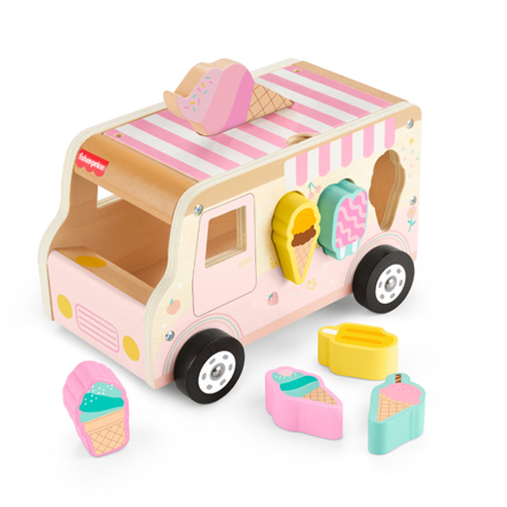 費雪木製形狀分類冰淇淋車