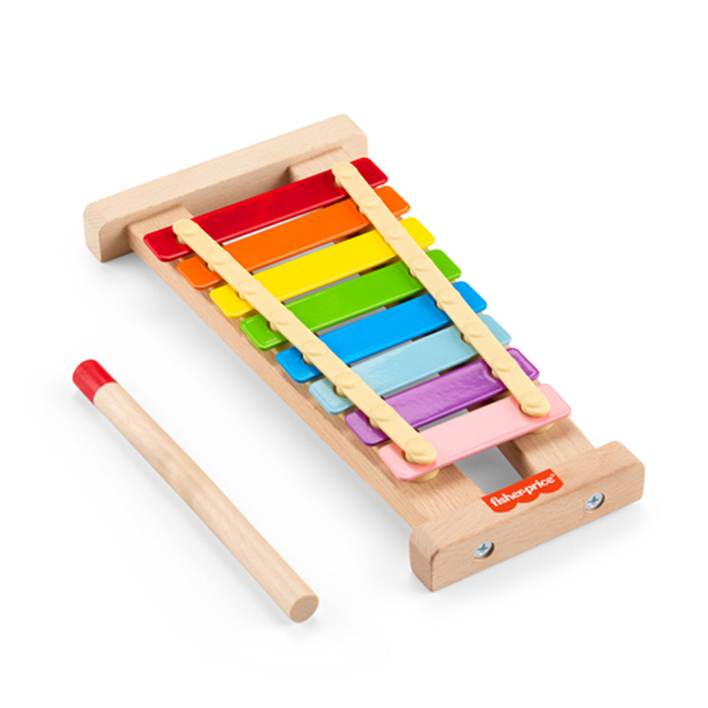 費雪木製彩虹鐵琴