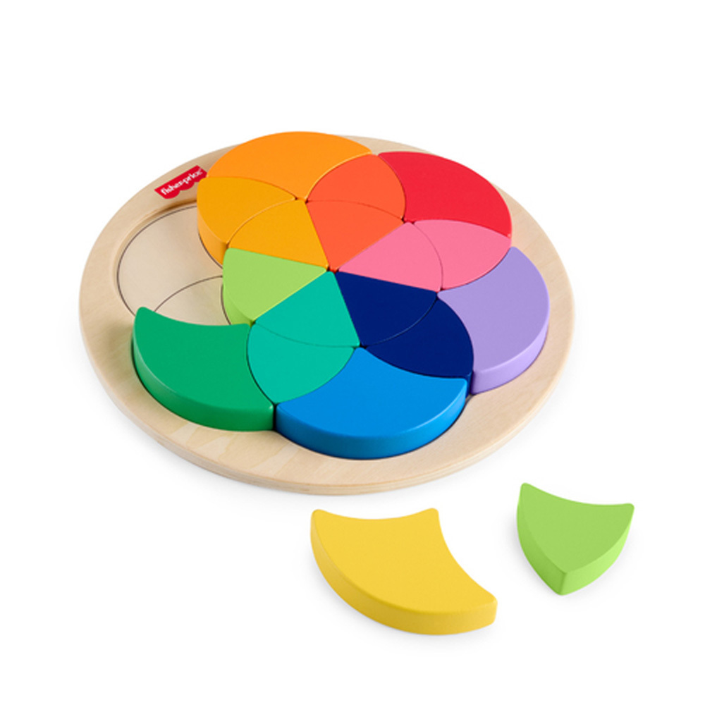 費雪木製色輪拼圖
