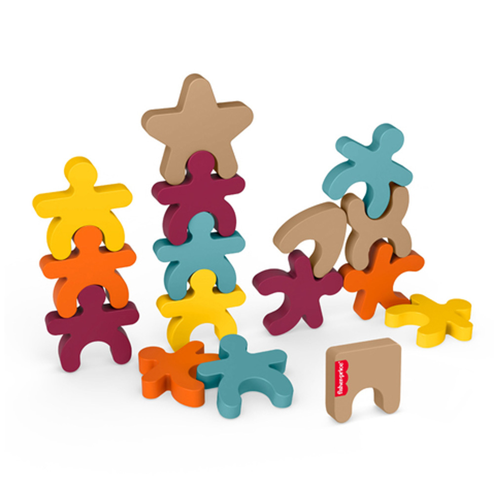 費雪木製蒙特梭利疊疊樂