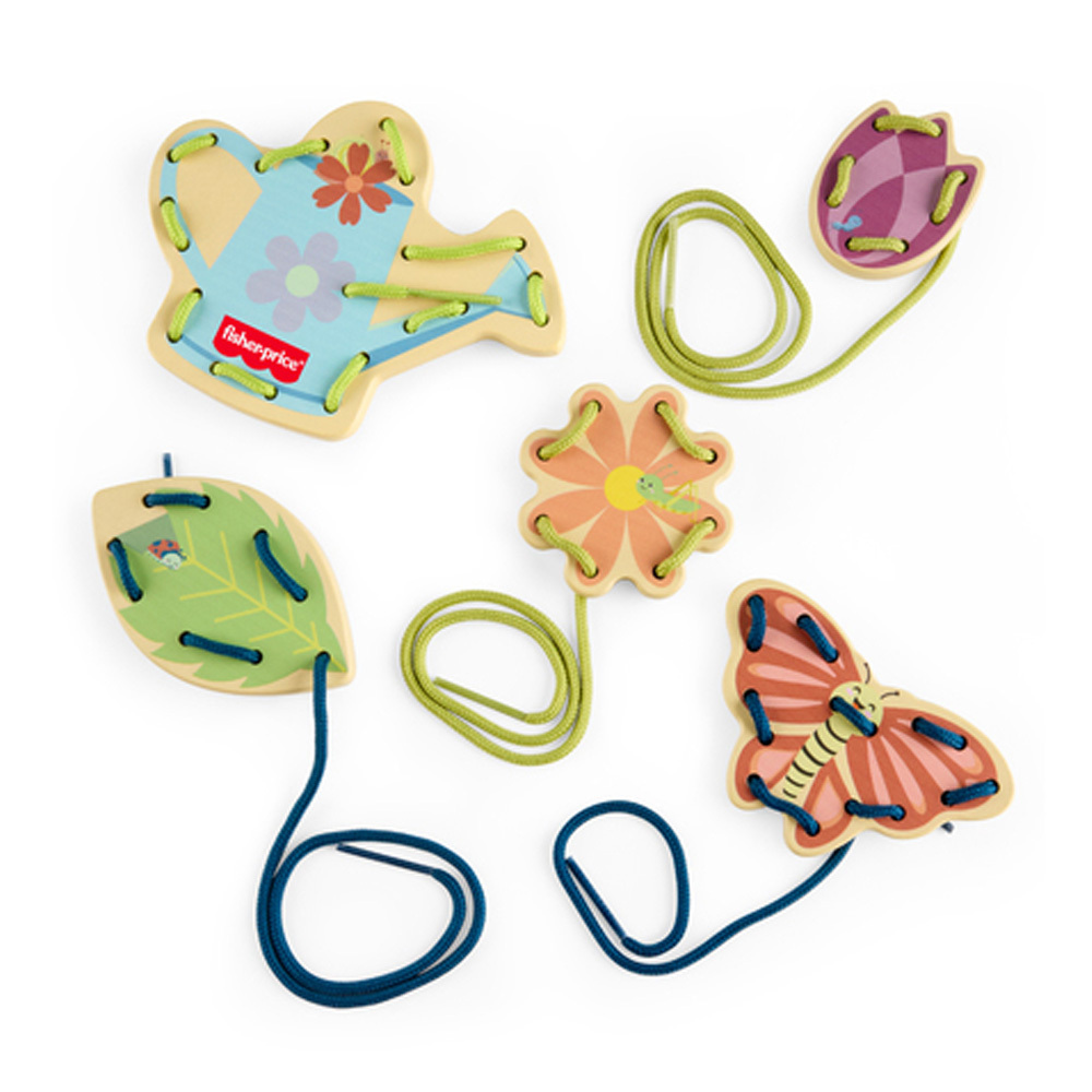 費雪木製花園穿線遊戲組