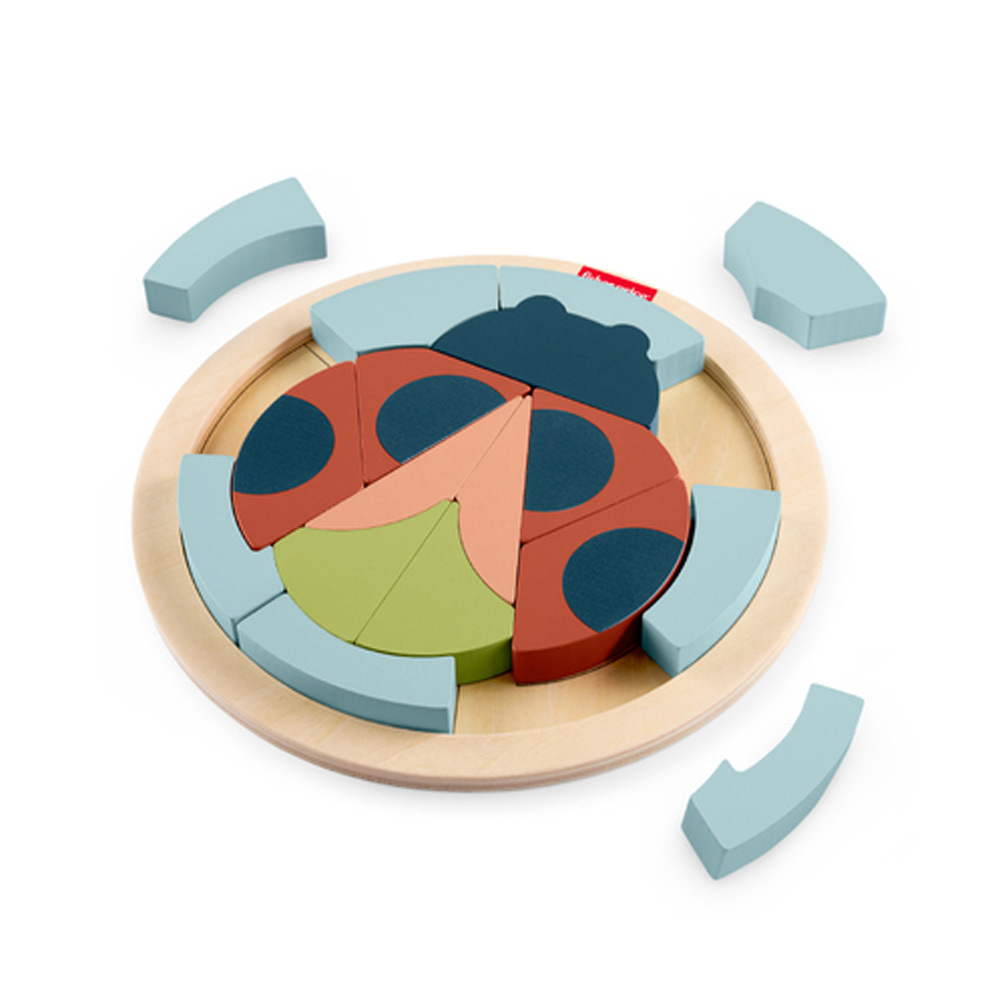 費雪木製瓢蟲拼圖