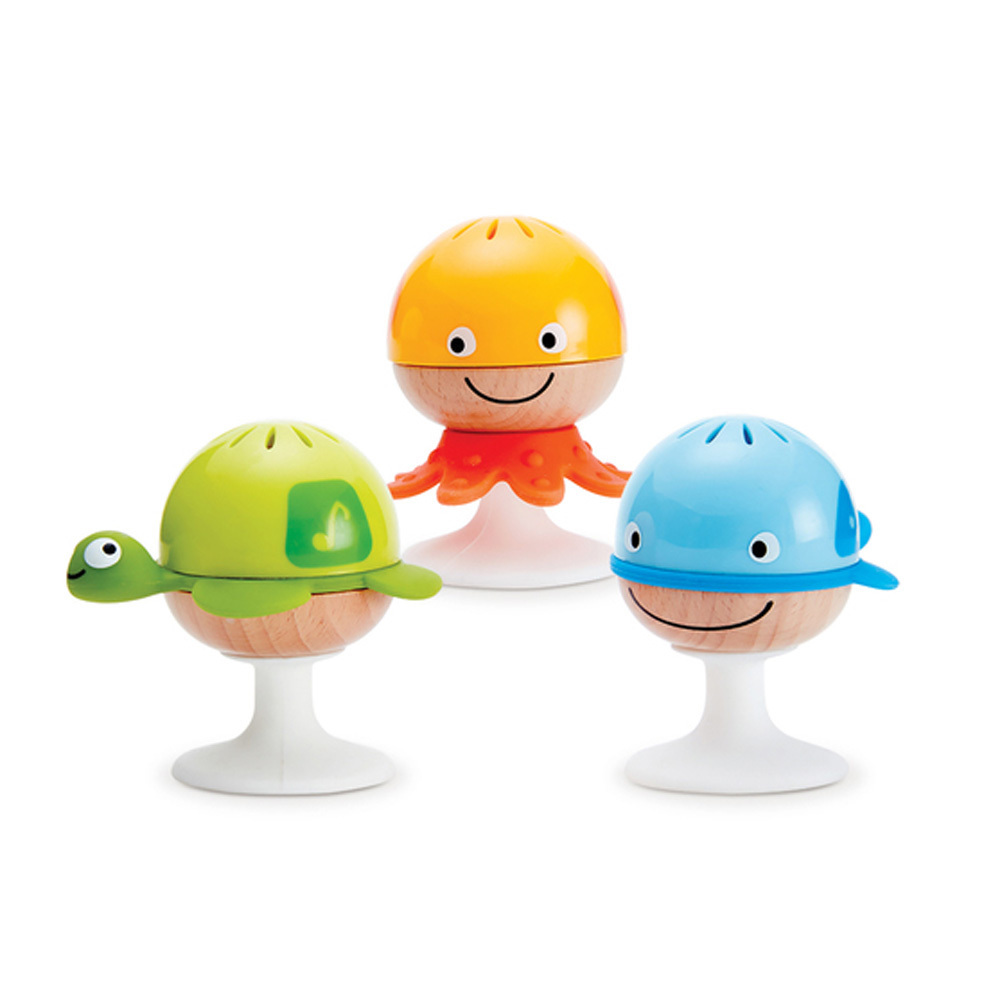 HAPE海洋動物吸盤沙鈴組