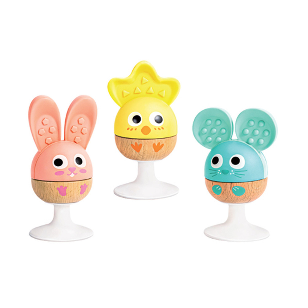 HAPE開心磨牙搖鈴三件組