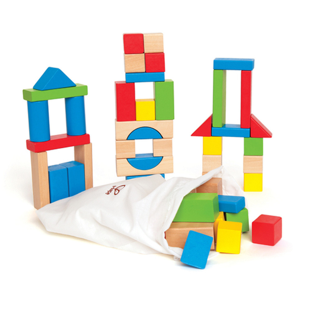 HAPE彩虹積木組(50件組)