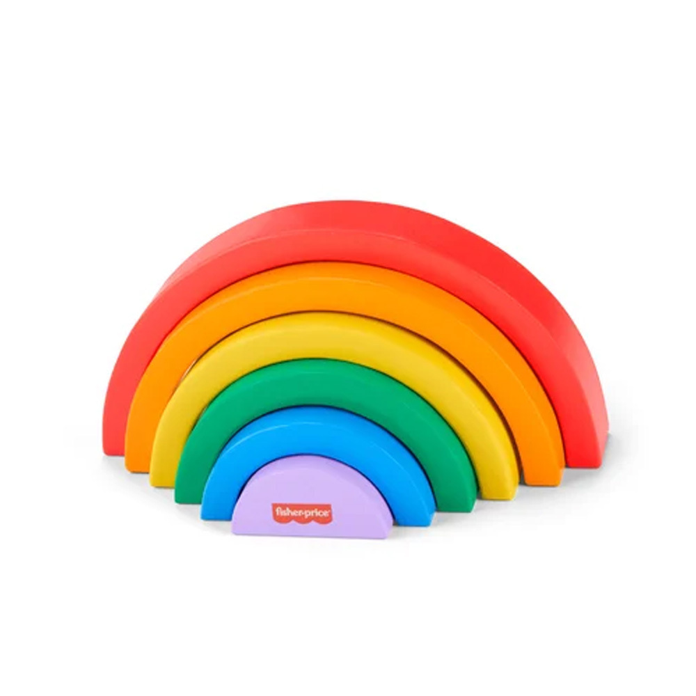 費雪木製彩虹疊疊樂