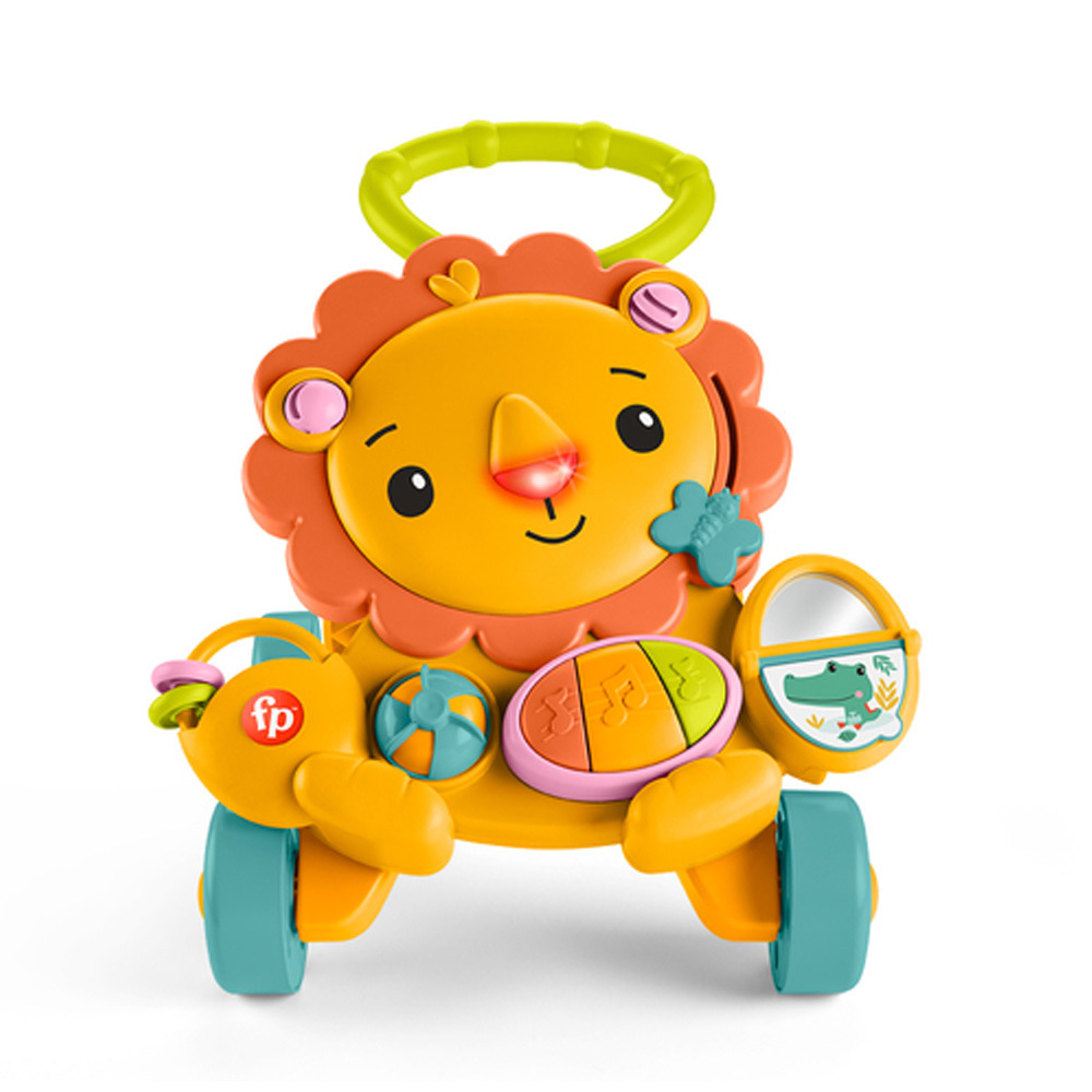 費雪兩用獅子聲光踏步車