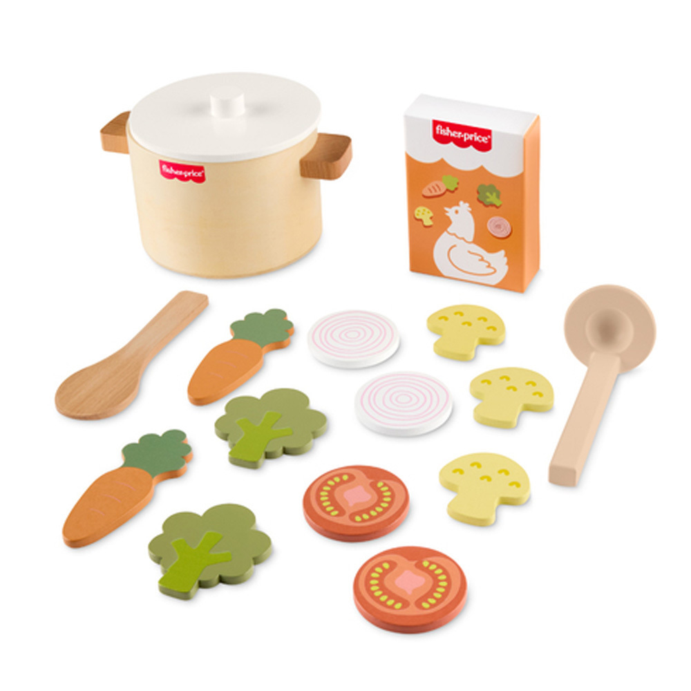 費雪木製玩具-蔬菜湯組