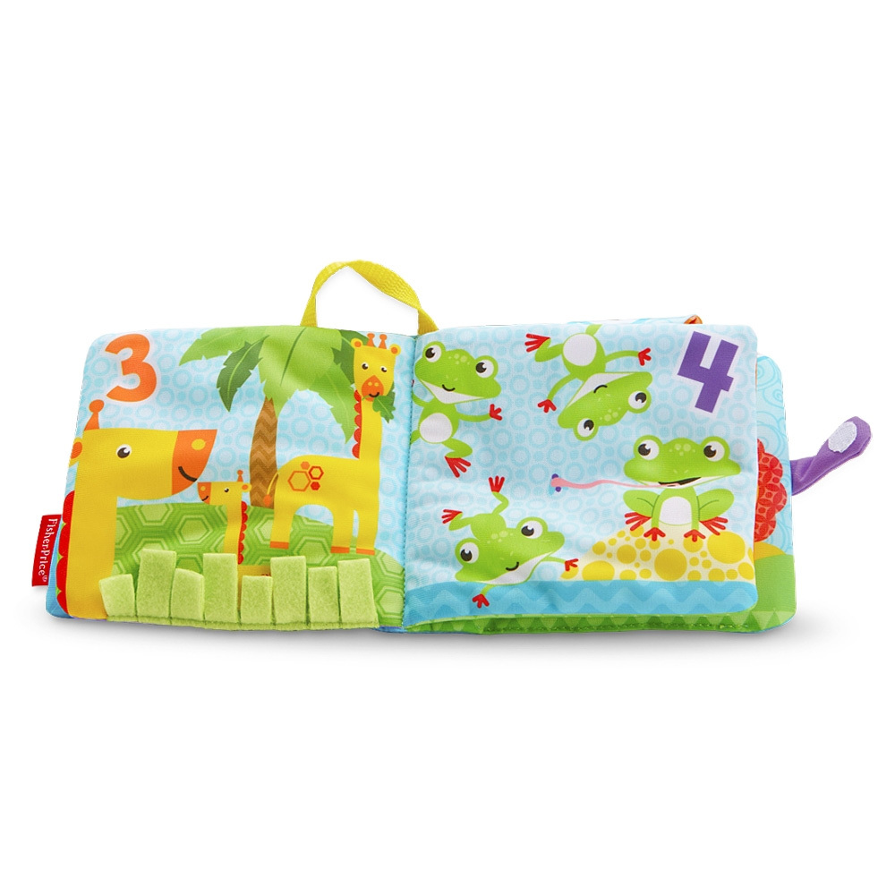 費雪可愛動物布書