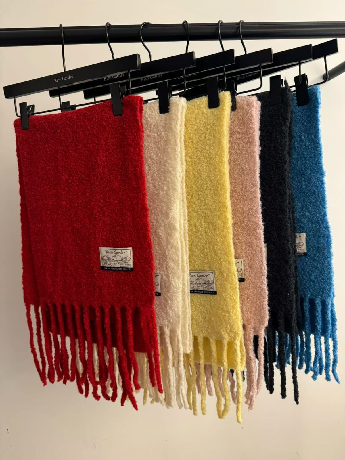 BG5332 百搭包色毛毛圍巾