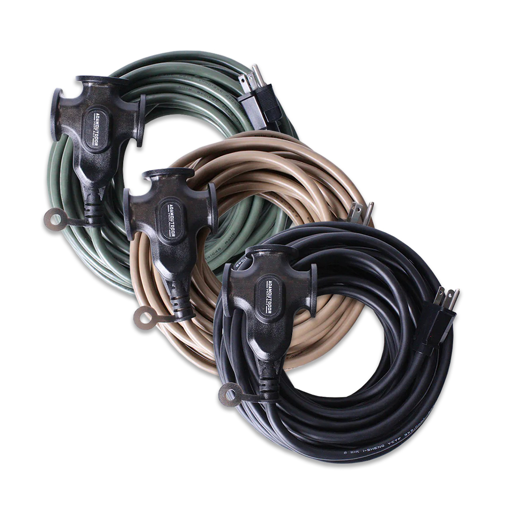 ADAMOUTDOOR 戶外延長3PIN動力線 10M 15M