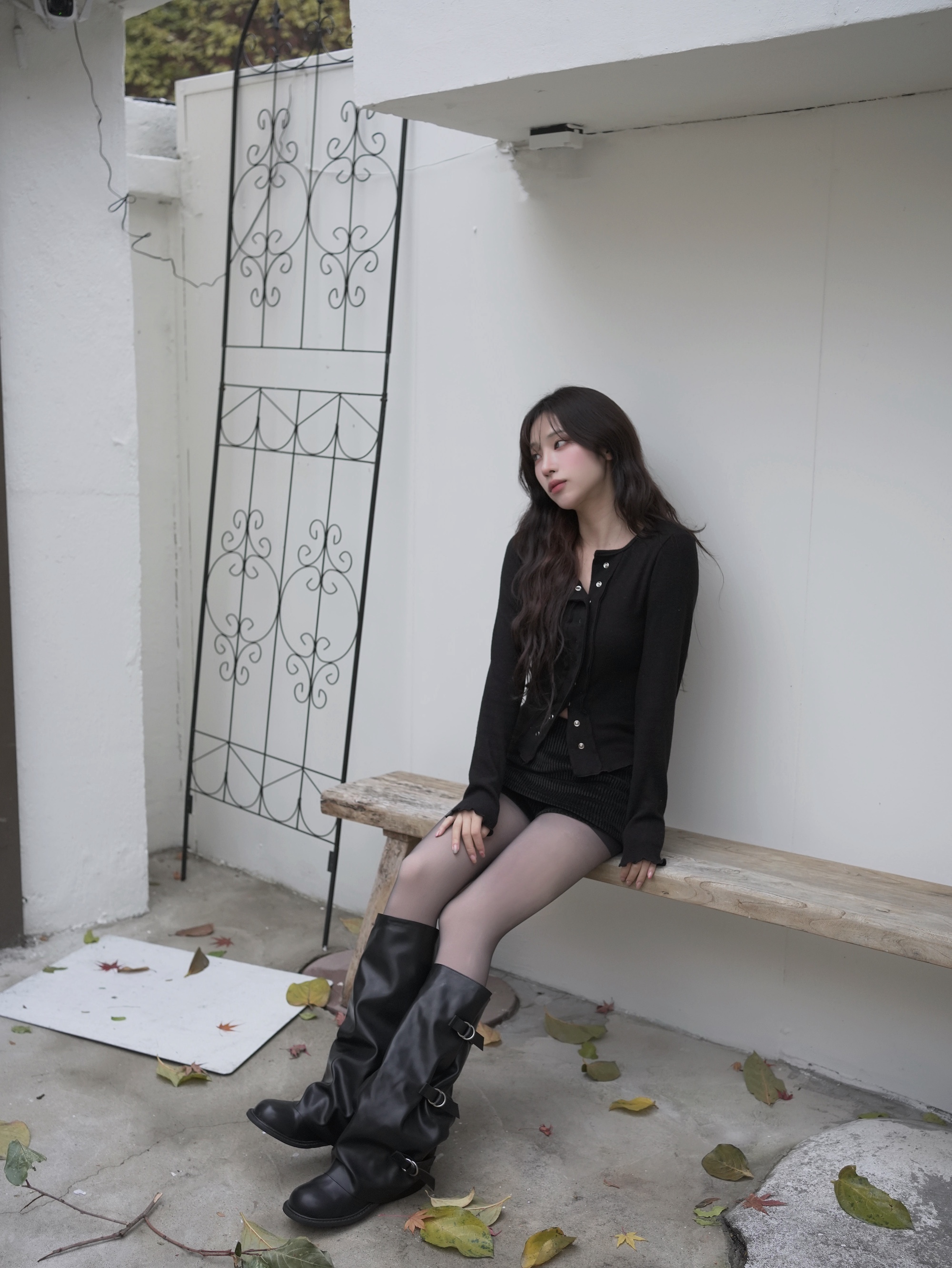 原生裸感內刷毛光腿神器(黑絲)