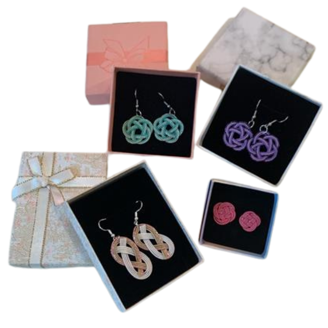 水引繩結系列 - 耳環