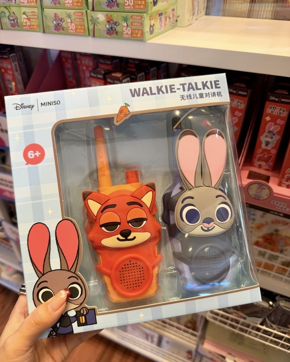 <正版授權>DISNEY 動物方城市 茱蒂 尼克 對講機