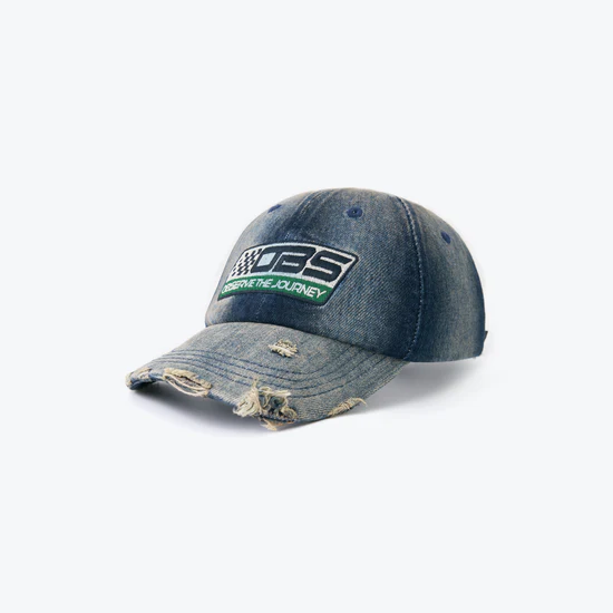 Sense Store Racing Wash Denim Cap - Indigo | M25-ACC09