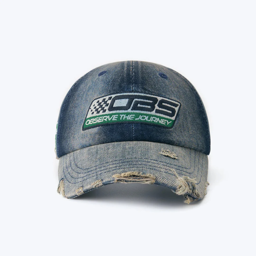 Sense Store Racing Wash Denim Cap - Indigo | M25-ACC09