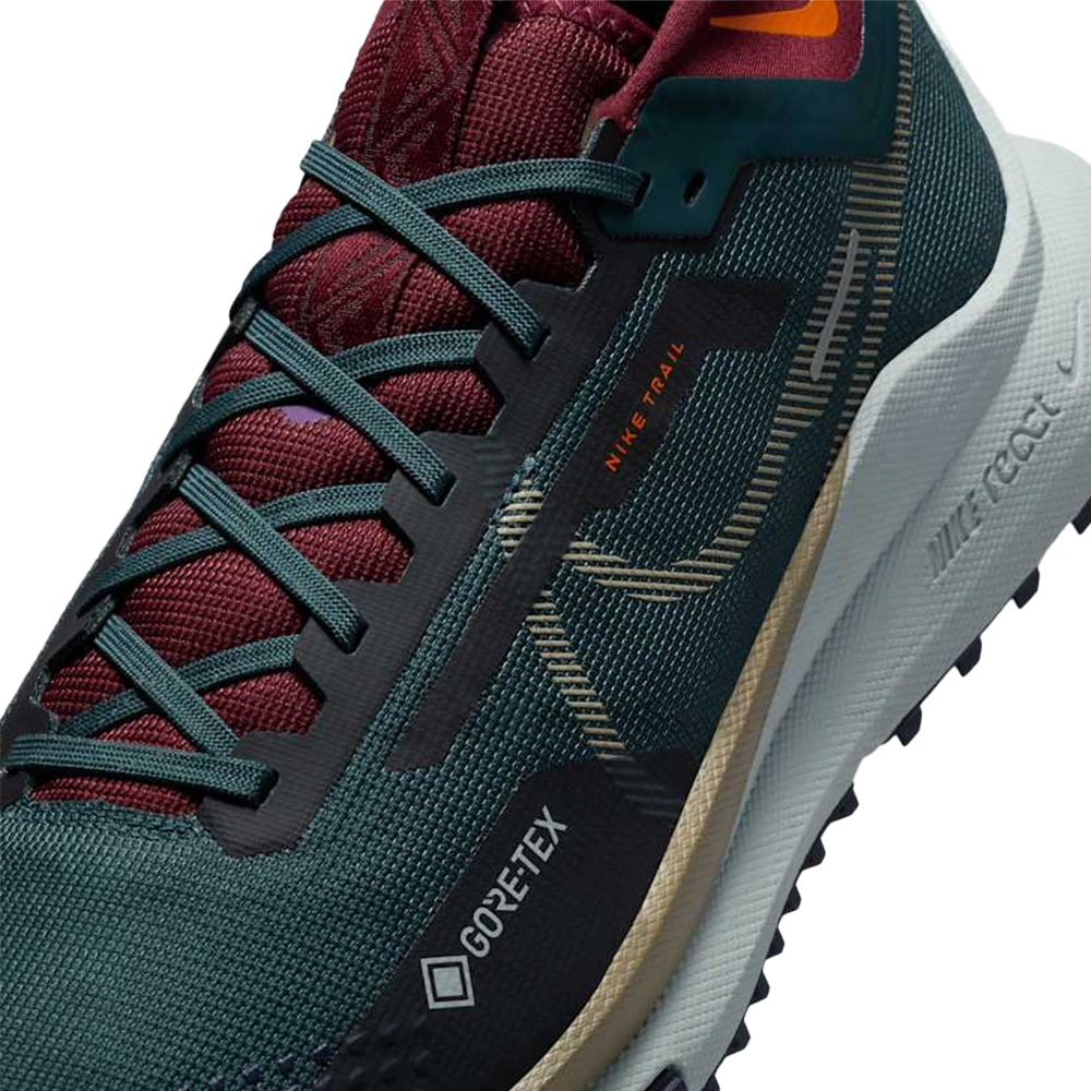 Nike React Pegasus Trail 4 GTX 慢跑鞋 深綠卡其 男鞋 HM9728-300