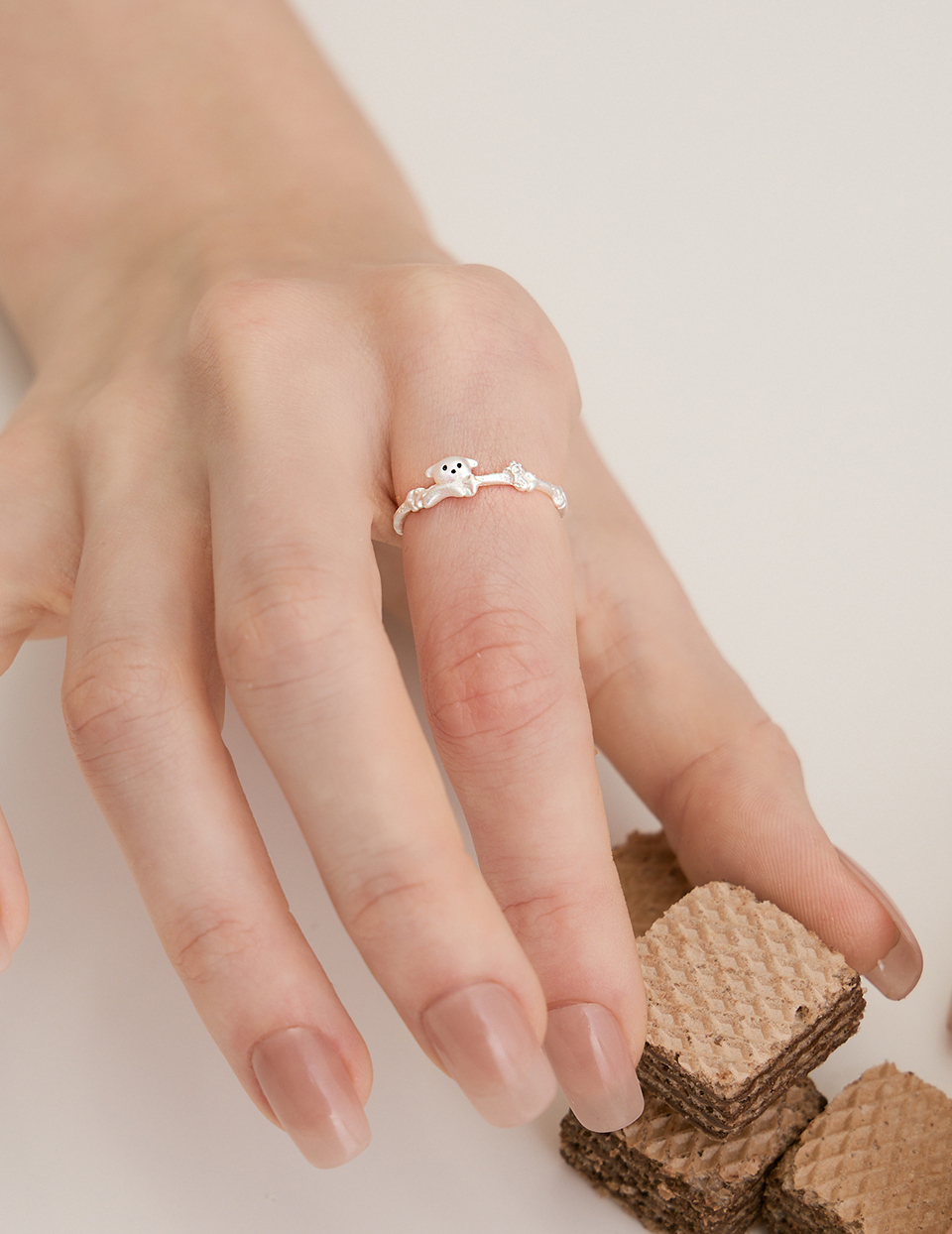 【925純銀】汪星人日常可調式戒指
