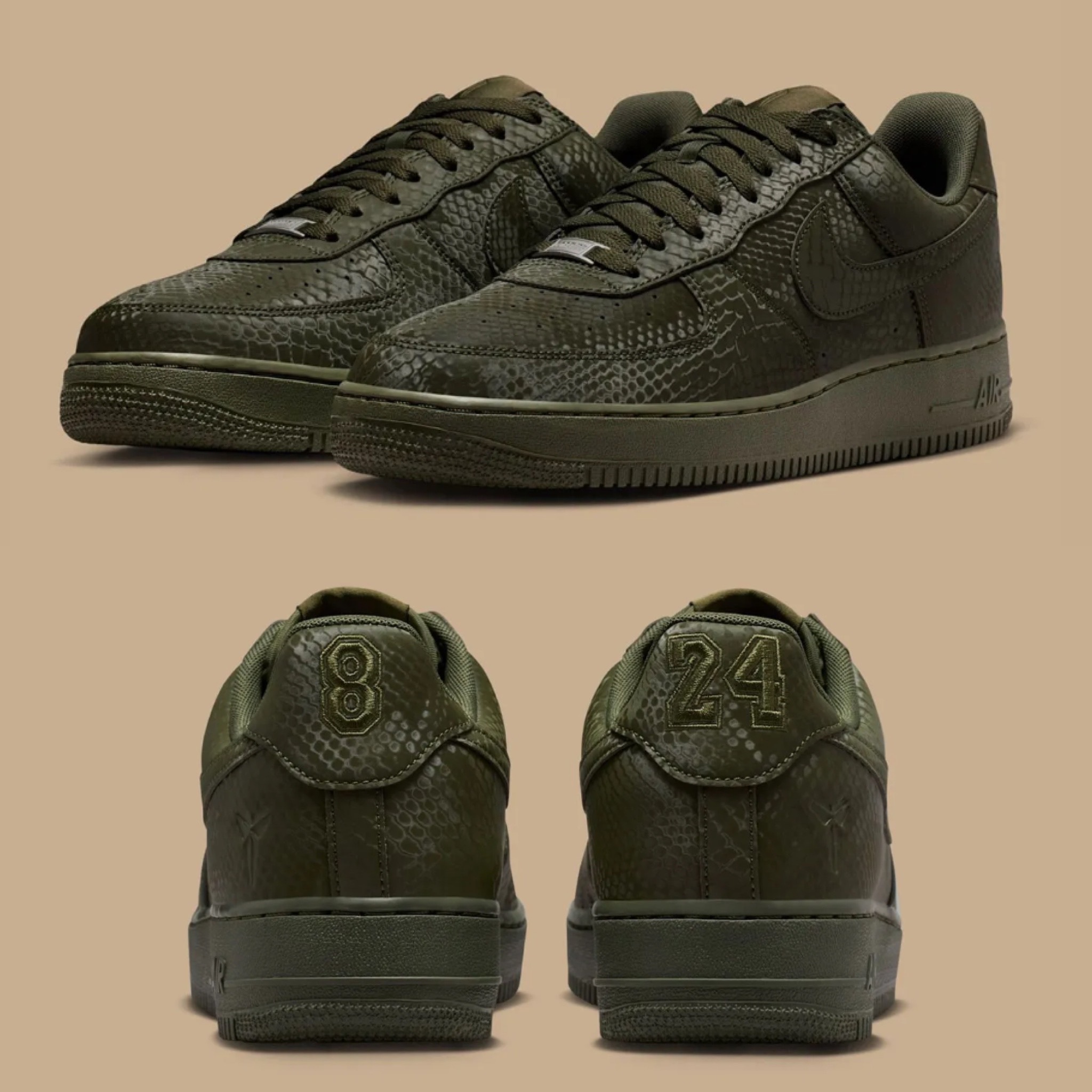 (預訂) KOBE x Nike Air Force 1 Low - Cargo Khaki