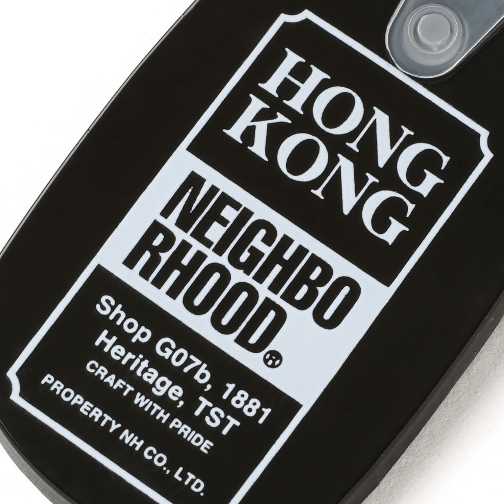 -(C017)-NEIGHBORHOOD HONG KONG 香港限定 橡膠 鑰匙圈-252MYNH-AC02S