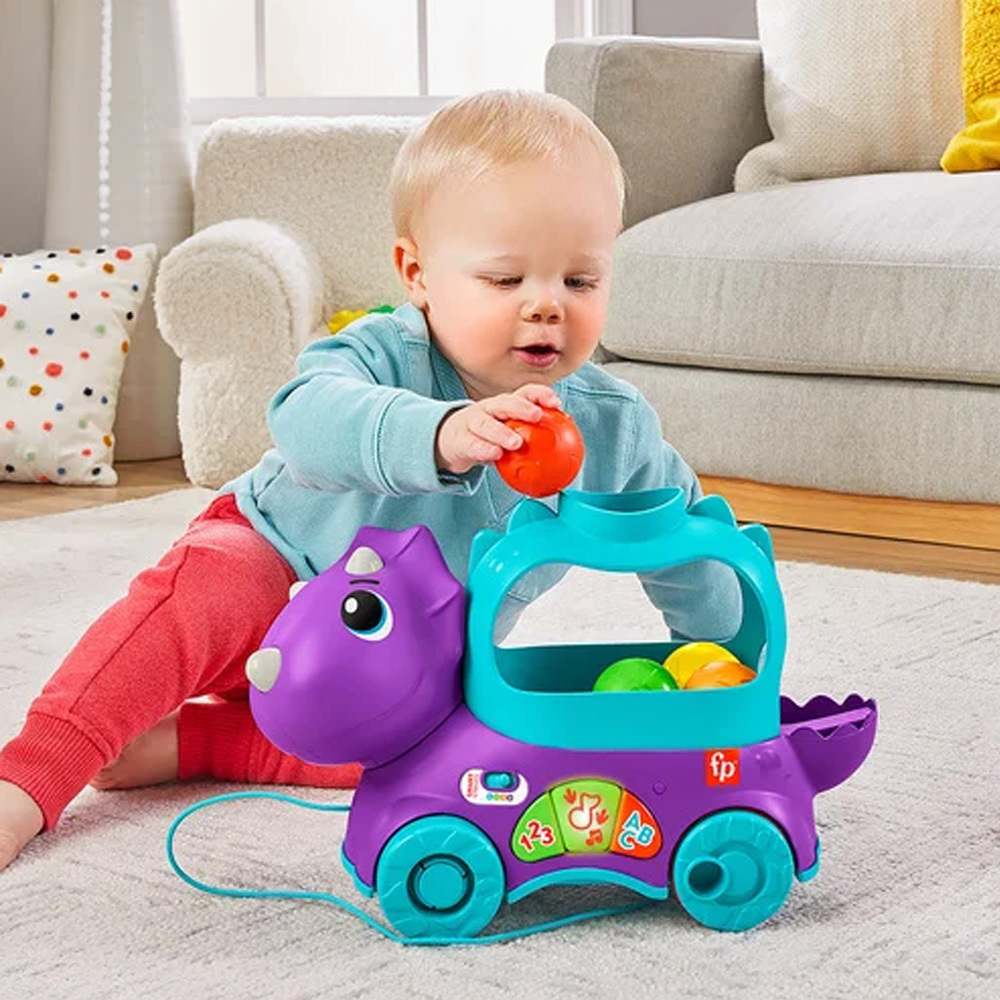 費雪球球恐龍車