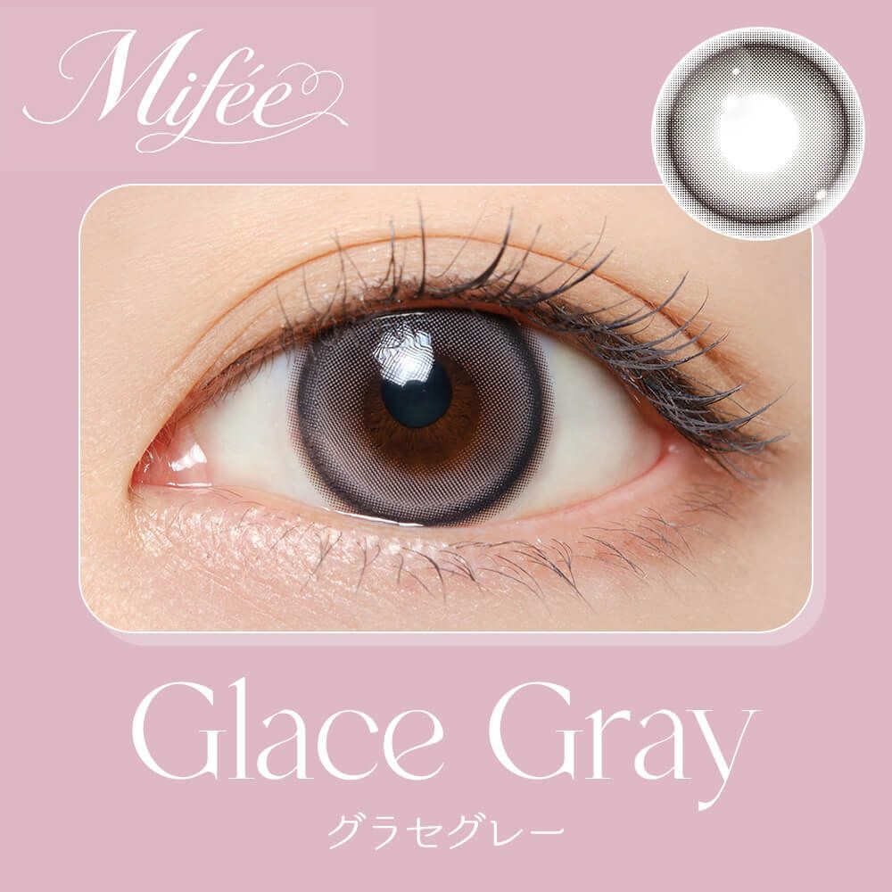 [日拋] Mifee 1 Day Glace Gray  彩妝隱形眼鏡｜每盒10片