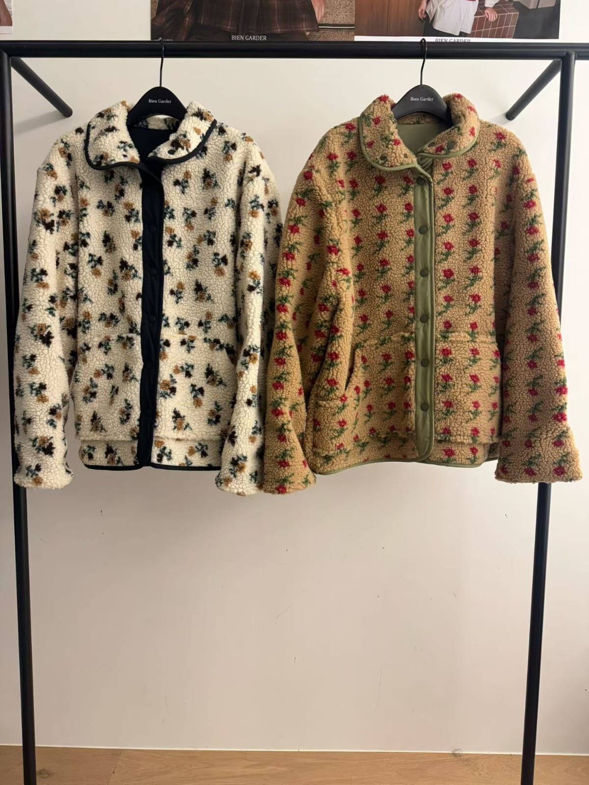 BG5345 GD熱愛花花款兩穿外套