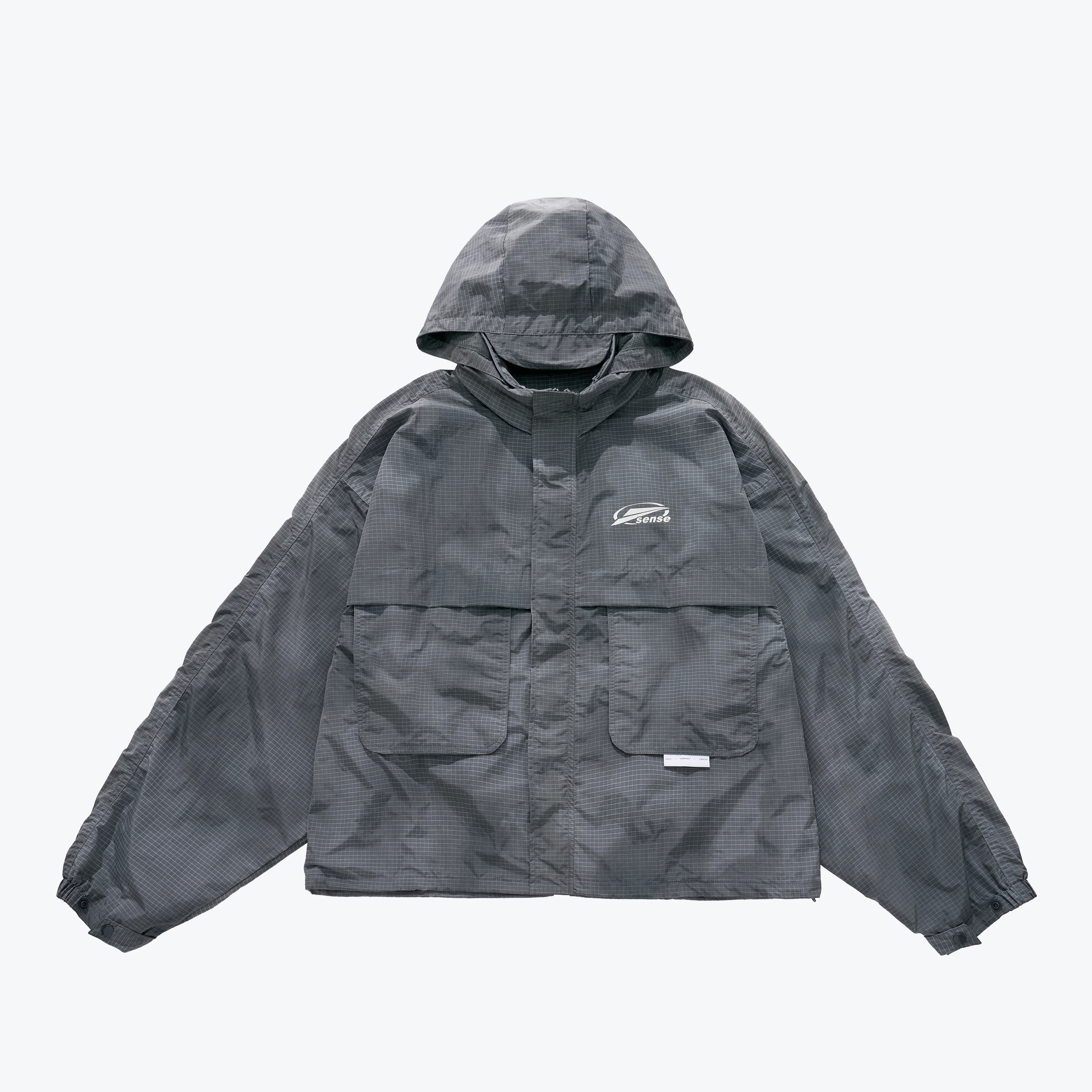 Sense Wave Dye Trench Jacket - Carbon Black| M25-53