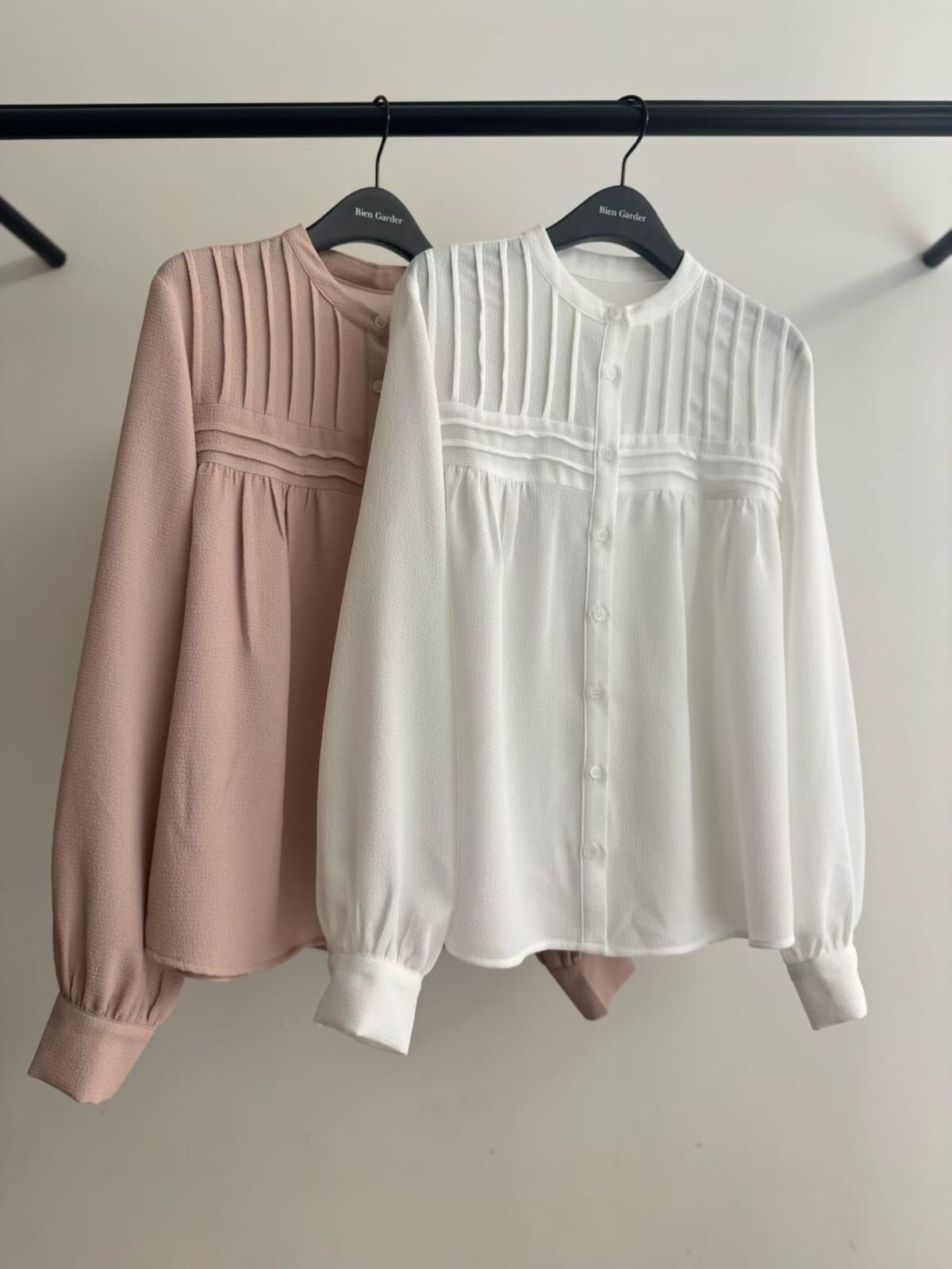 BG5347 宮廷袖雪紡長袖上衣