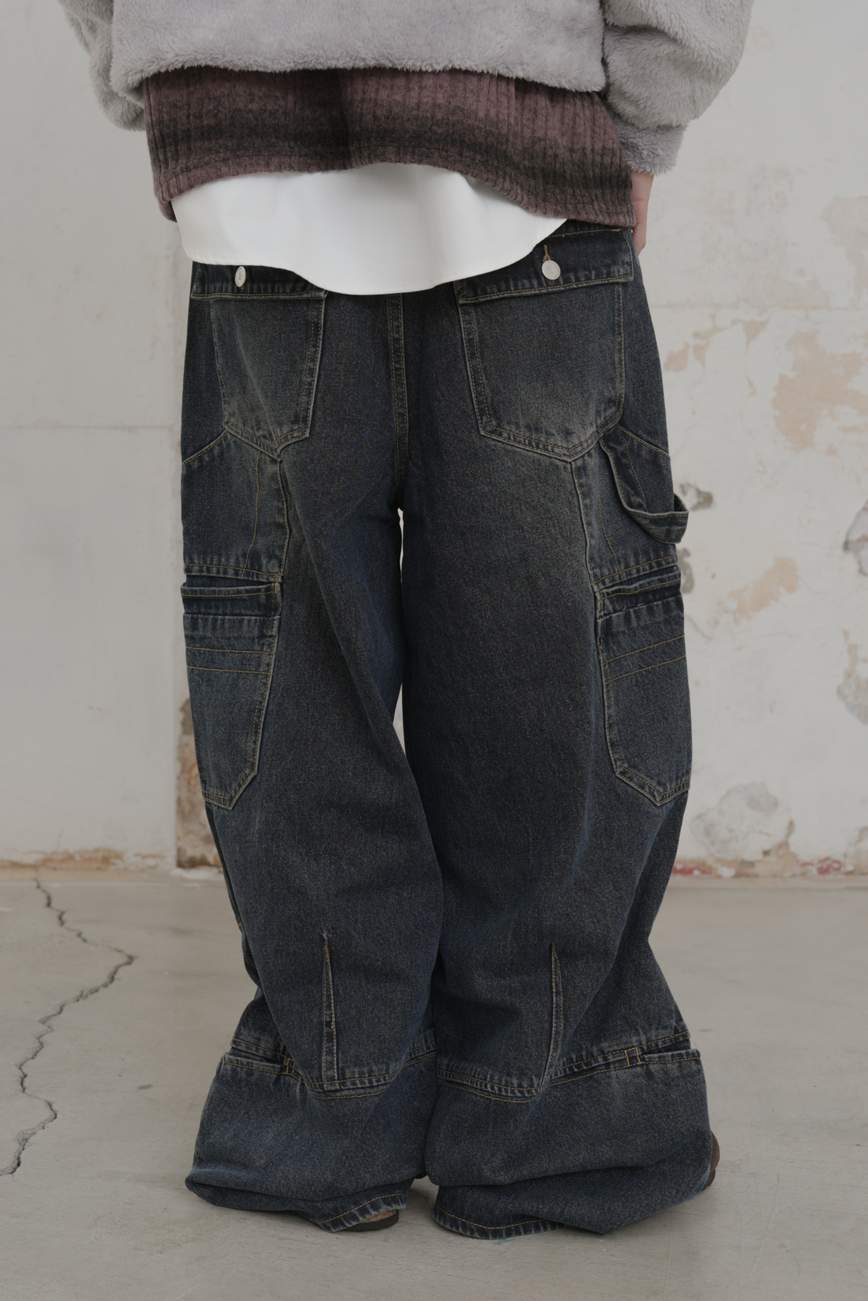 【Unisex】Balen Denim Pants #牛仔褲