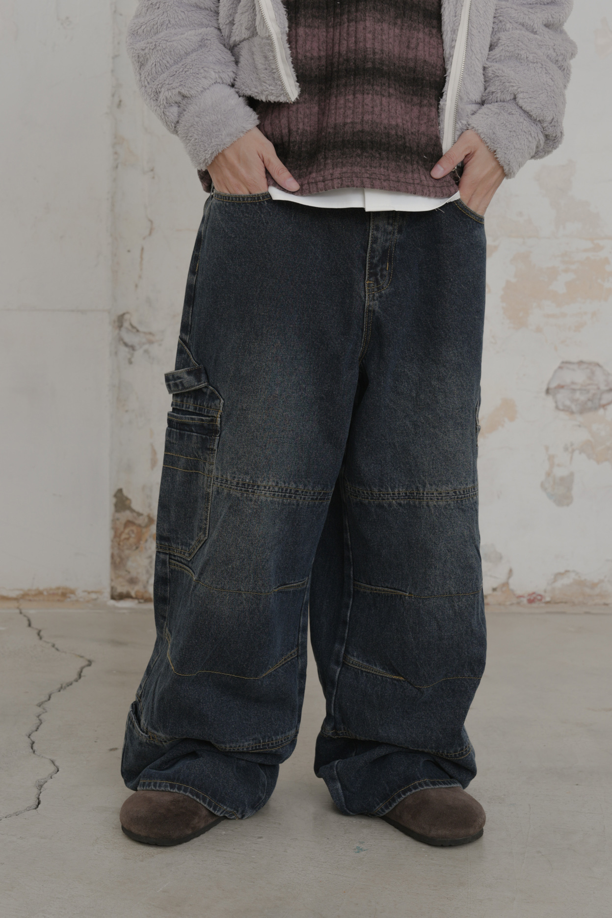 【Unisex】Balen Denim Pants #牛仔褲