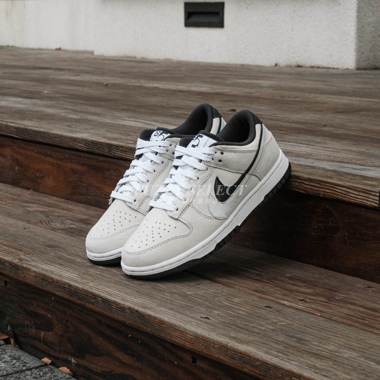 【逢甲 FUZZY】W Nike Dunk Low 85 "Oreo" 米白 雙勾 麂皮 HV1800-101