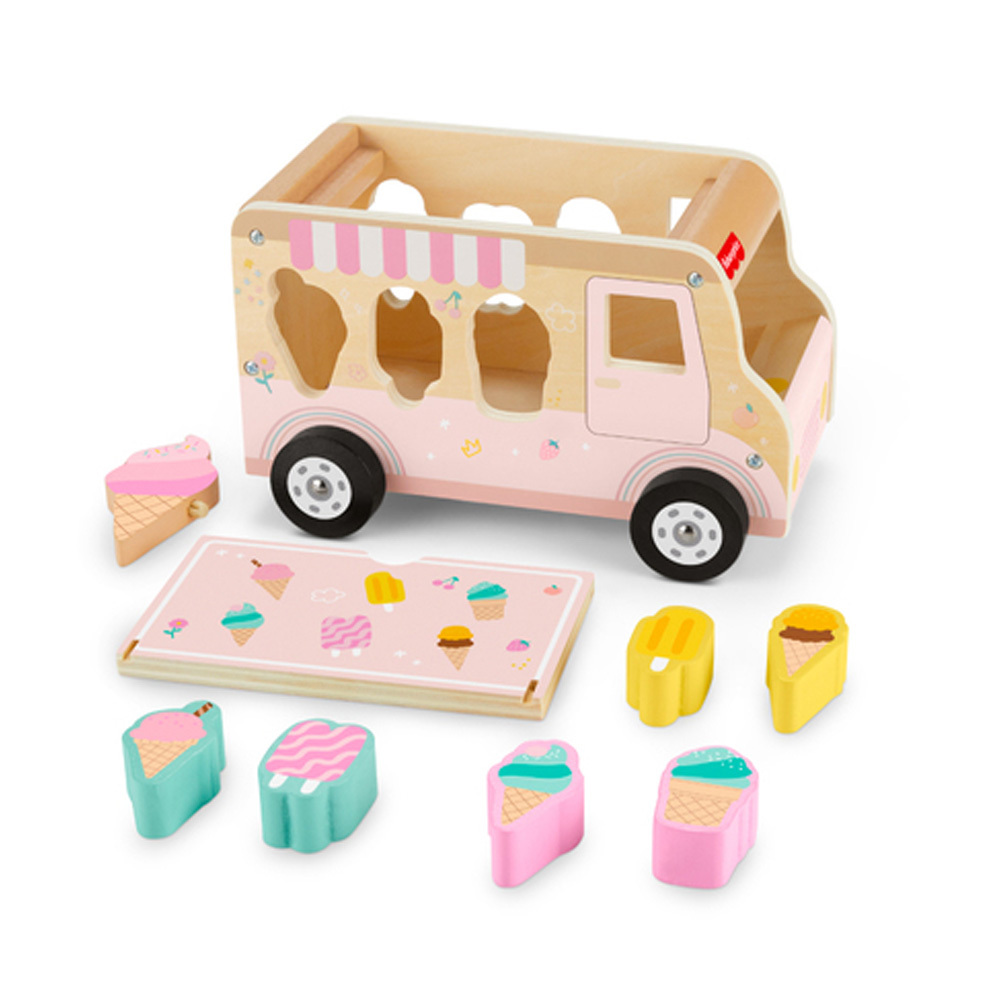 費雪木製形狀分類冰淇淋車