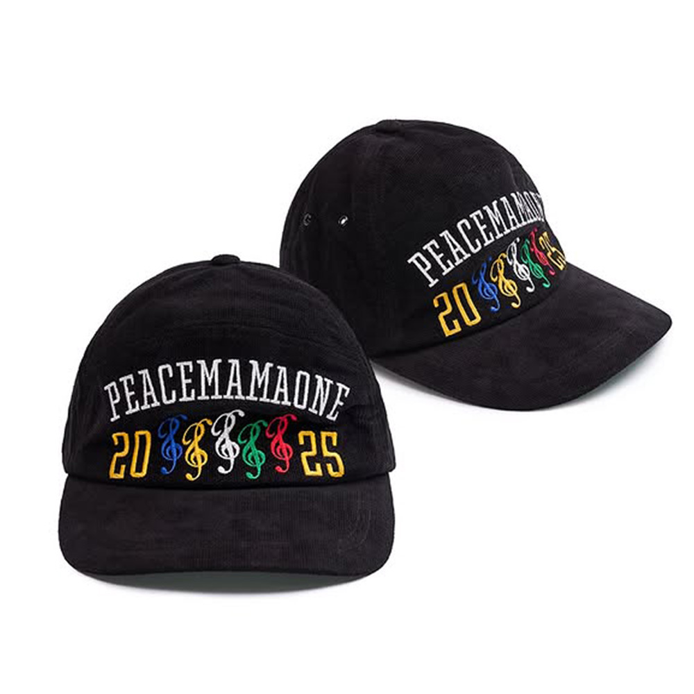 G-Dragon x MAMA x Peaceminusone Cap 黑色毛絨 MAMA-Cap