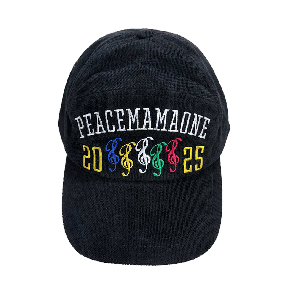 G-Dragon x MAMA x Peaceminusone Cap 黑色毛絨 MAMA-Cap