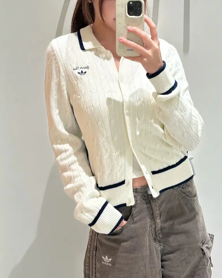 (預訂) Adidas Knitted Cardigan 【兩色】