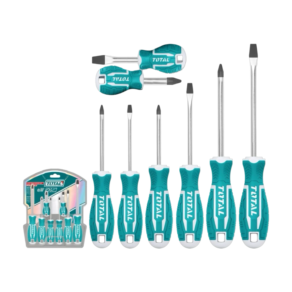 TOTAL 總和螺絲起子組 8pcs/6pcs  CR-V材質