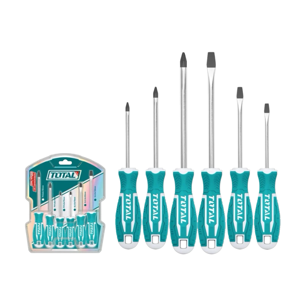 TOTAL 總和螺絲起子組 8pcs/6pcs  CR-V材質